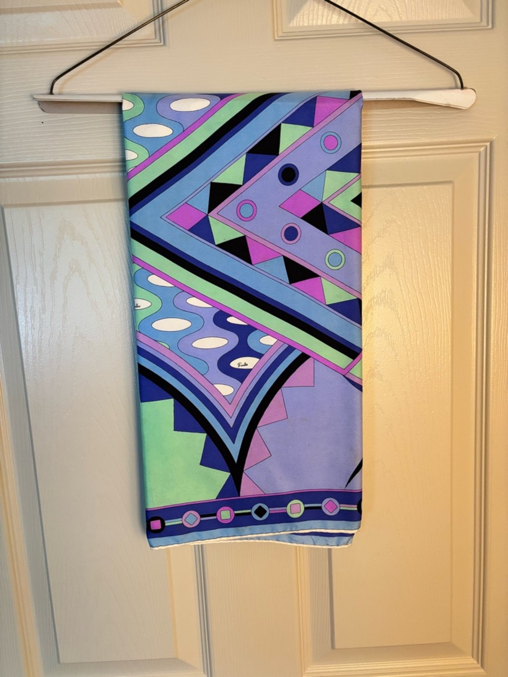 Vintage Emilio Pucci iconic “Vivara” Silk Scarf, Paris